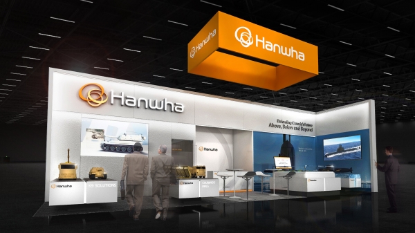 한화에어로스페이스와 한화오션은 28~29일(현지시각) 캐나다 오타와에서 열리는 이번 전시회에 국내 업체 중 유일하게 참가했다. [사진=한화]