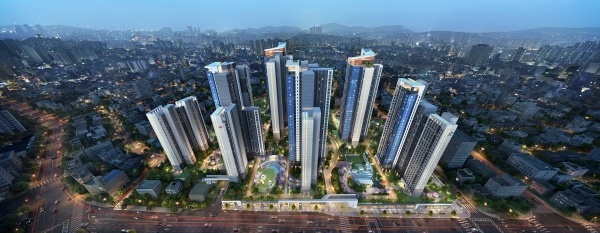 면목7구역 재개발 조감도 [사진=SK에코플랜트]