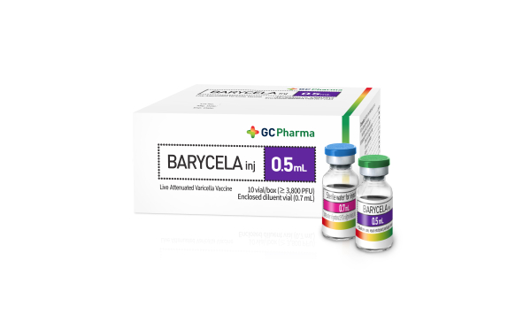 ▲GC녹십자, 수두백신 ‘배리셀라주’