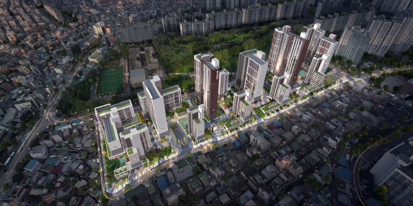 힐스테이트 이수역센트럴 조감도[사진=현대건설]