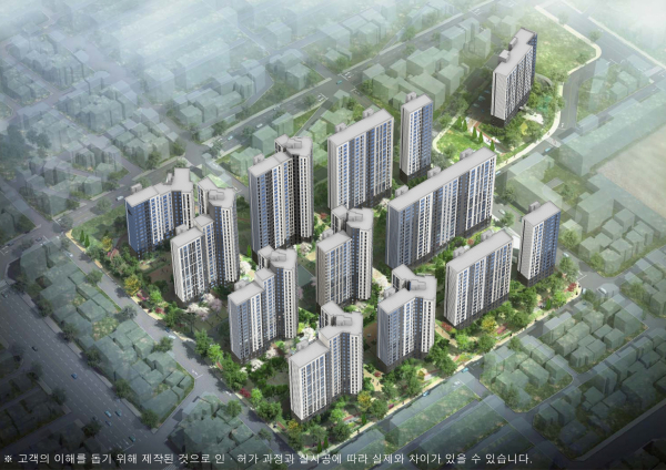 두산위브&수자인 부평 더퍼스트 조감도[사진=두산건설]