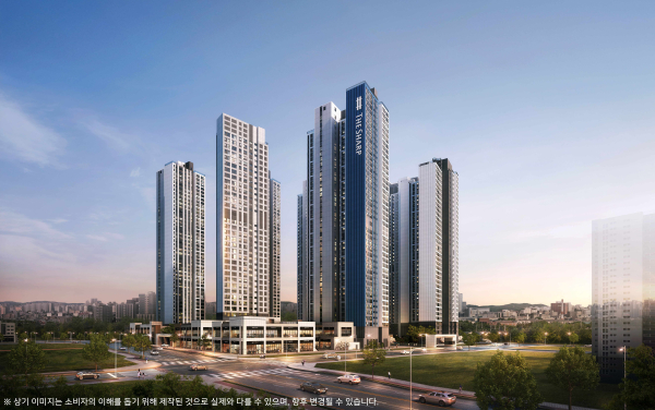 더샵 오산역아크시티 투시도[사진=포스코이앤씨]