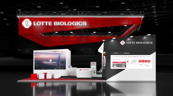 ▲롯데바이오로직스 CPhI World Wide 단독 전시 부스