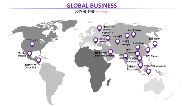 ▲유이크 글로벌 진출현황 [자료제공=지놈앤컴퍼니]