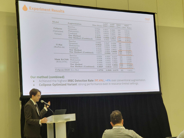 ▲노을, MICCAI 2025에서 연구 성과 발표