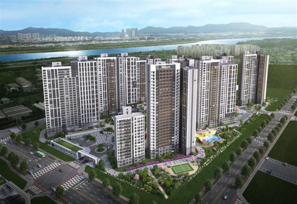 풍무역세권 수자인 그라센트 1차 조감도 [사진 = BS한양]