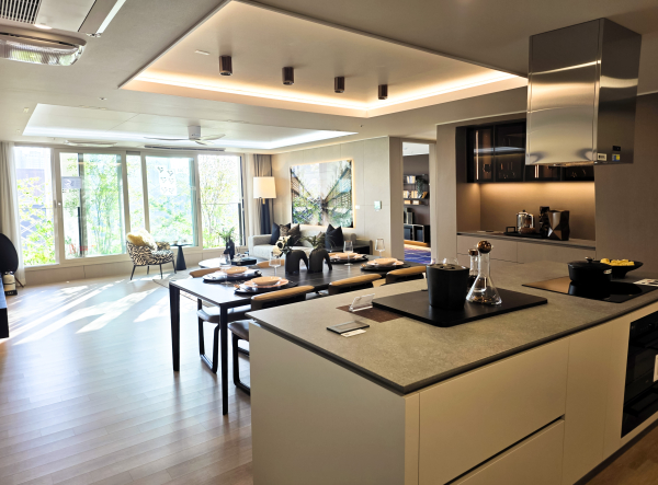 수지자이 에디시온 전용면적 120㎡ 내부 유니트 모습 [사진 = GS건설]