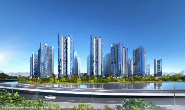 반포 래미안 트리니원 투시도 [사진=삼성물산 건설부문]