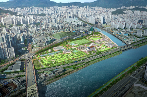 수영공공하수처리시설 현대화 민간투자사업 조감도 [사진=한화 건설부문]