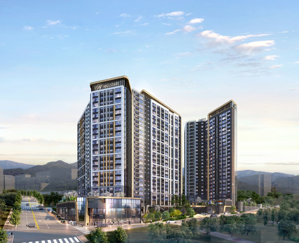 ‘힐스테이트 물금센트럴’ 단지 투시도 [사진=현대엔지니어링]