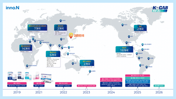 ▲케이캡 진출 현황