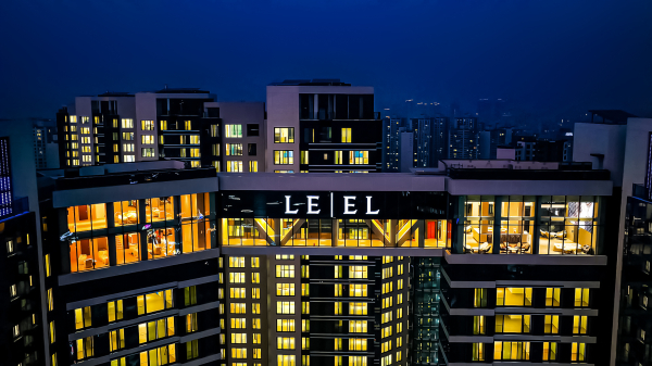 ‘잠실 르엘’ 스카이브릿지 전경 [사진=롯데건설]