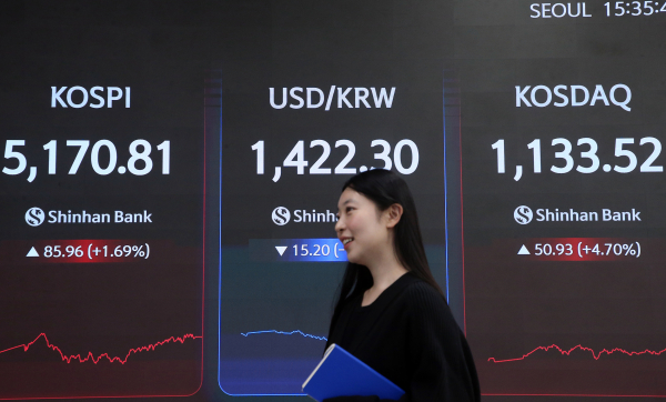 신한은행 본점 현황판 사진. [사진=신한투자증권]