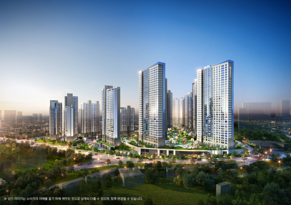 구리역 하이니티 리버파크 투시도 [사진=DL이앤씨]