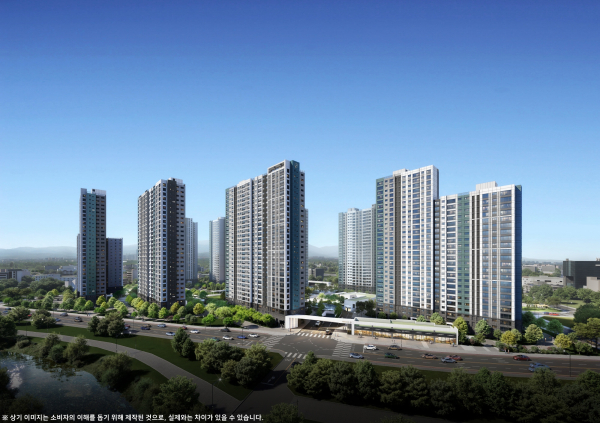 청주 푸르지오 씨엘리체 투시도 [사진=대우건설]