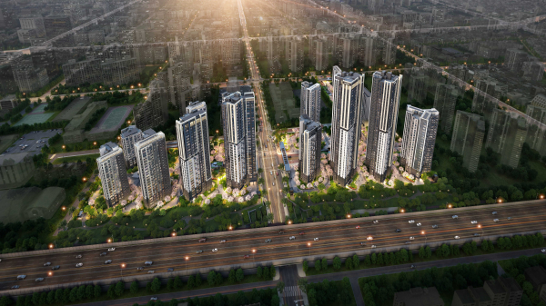 '아크로 드 서초' 단지 조감도 [사진=DL이앤씨]