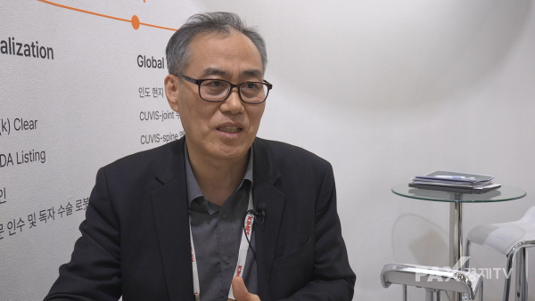 ▲큐렉소 이재준 대표