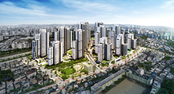 '더샵 신길센트럴시티' 조감도 [사진=포스코이앤씨]