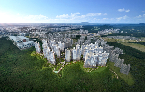 동탄 파라곤 3차 조감도. [사진=라인산업]