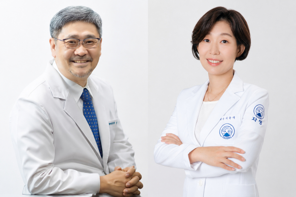 ▲강동경희대한방병원 안면마비센터 남상수 교수(왼쪽), 자생한방병원 척추관절연구소 이윤재 부소장